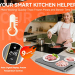 US Stock Portable Foldable Roll up Electric Silicon Food Warming Tray Warm Mat for Food Heat Pad