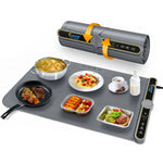 US Stock Portable Foldable Roll up Electric Silicon Food Warming Tray Warm Mat for Food Heat Pad